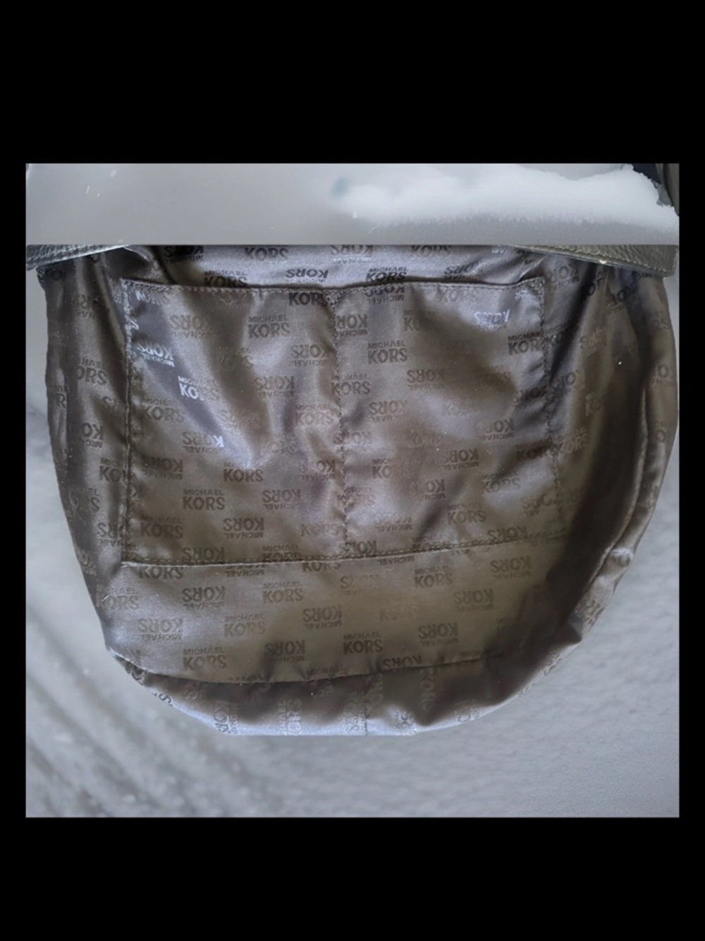 Michael Kors Black Leather Chain-Trim Hobo Bag - Picture 12 of 12